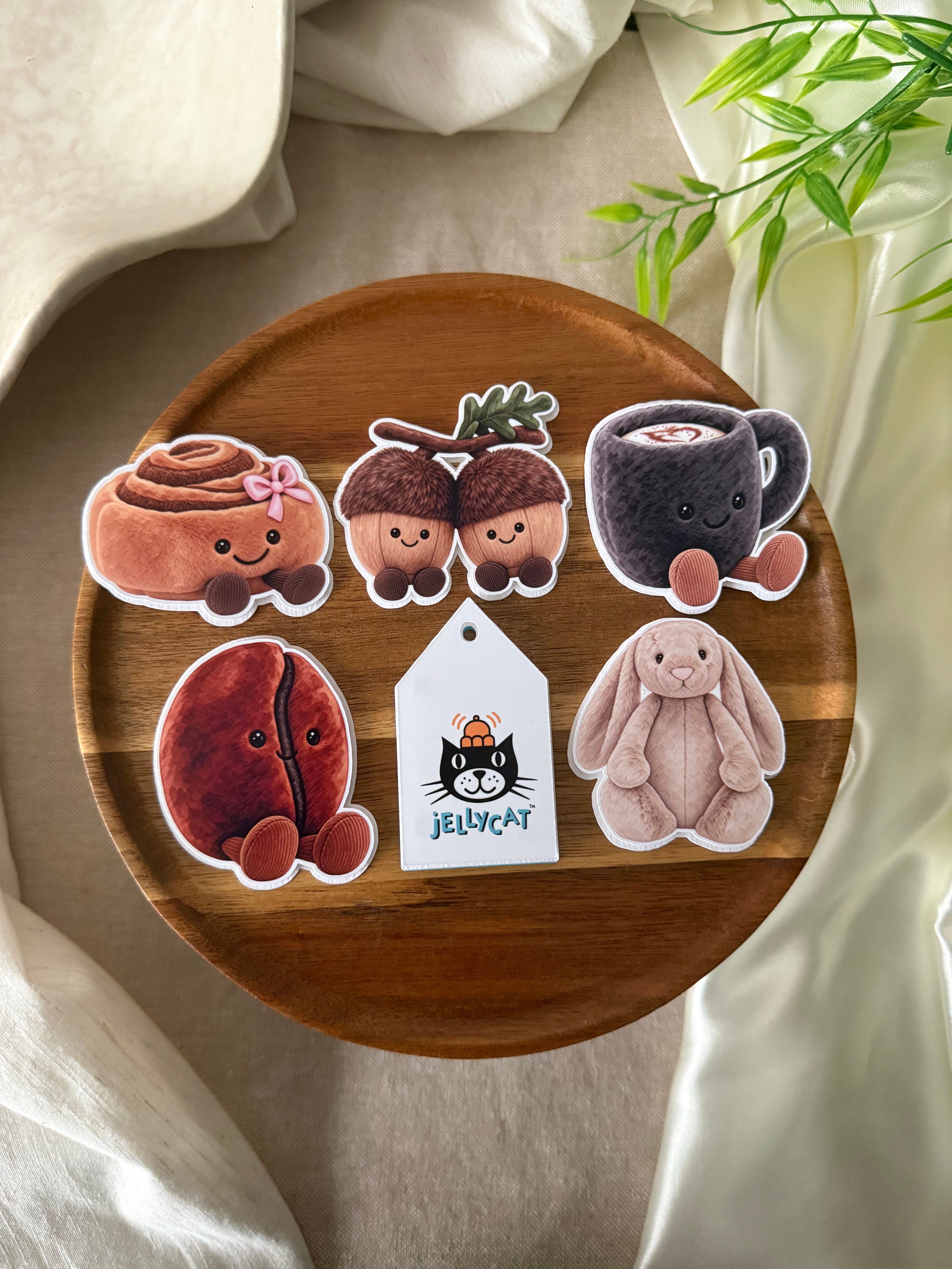 Jelly cat autumn range cupcake toppers