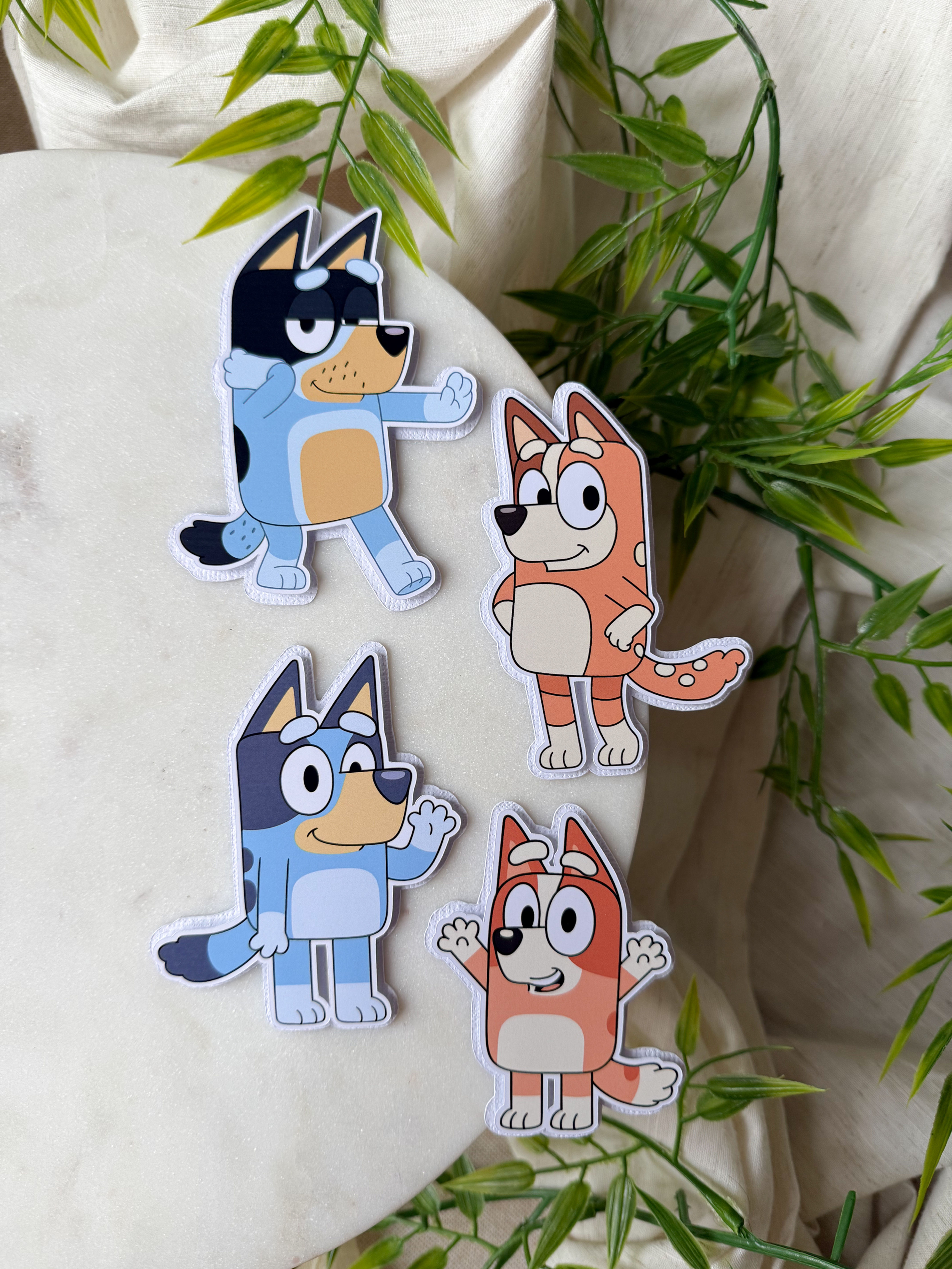 Bluey Cake charm set