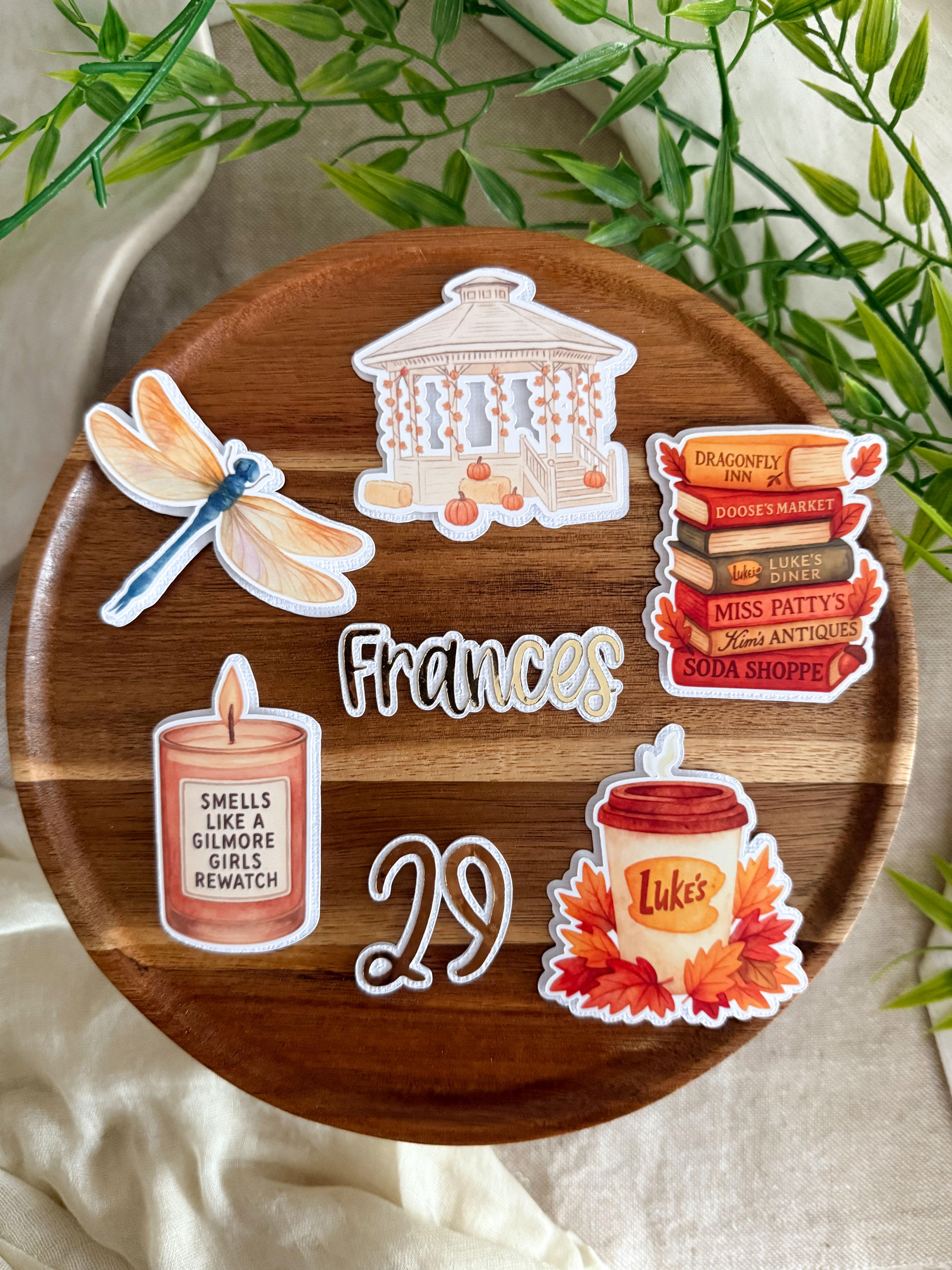 Gilmore Girls CupCake Topper Set