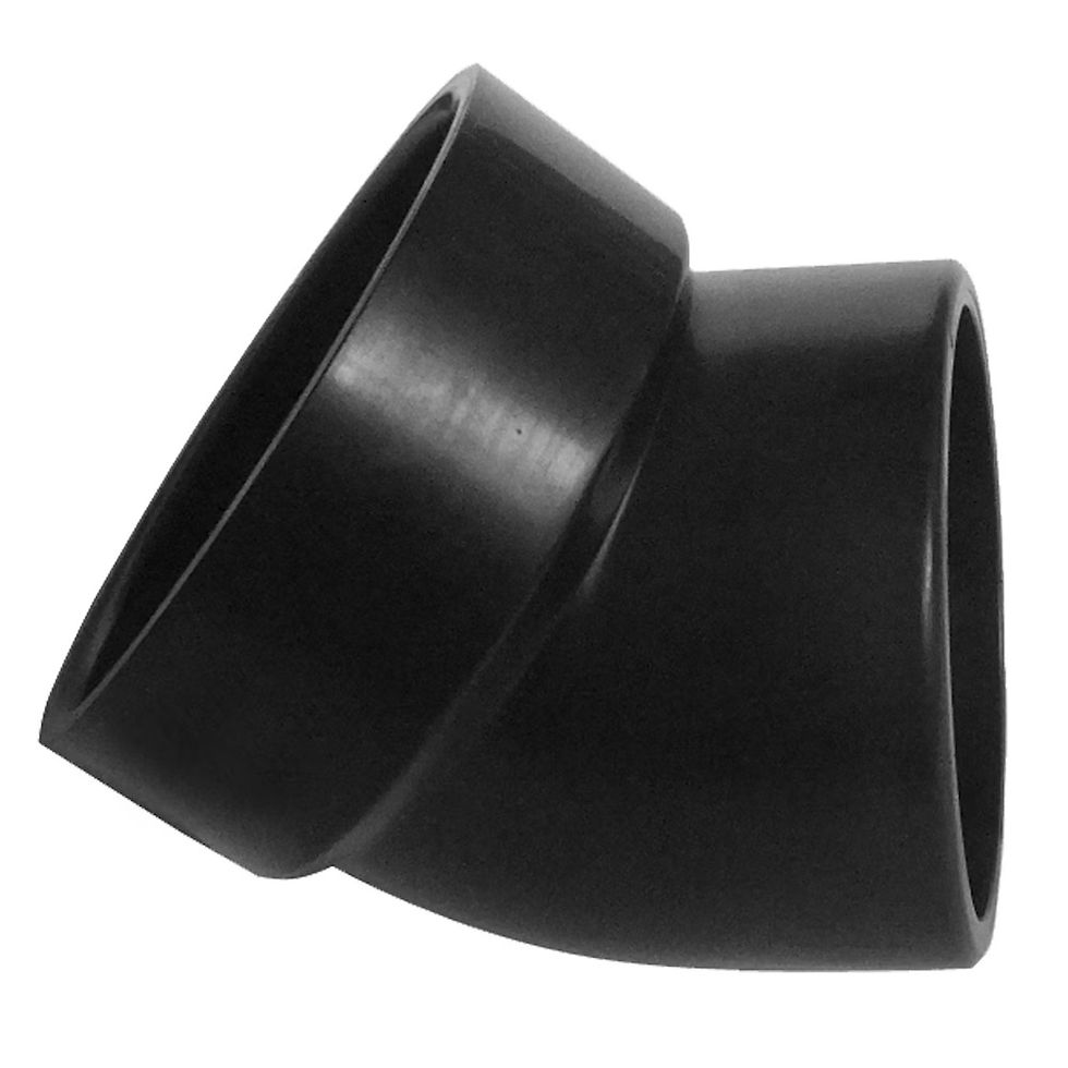 4" ABS 45 Degree Street Elbow Spg x Hub