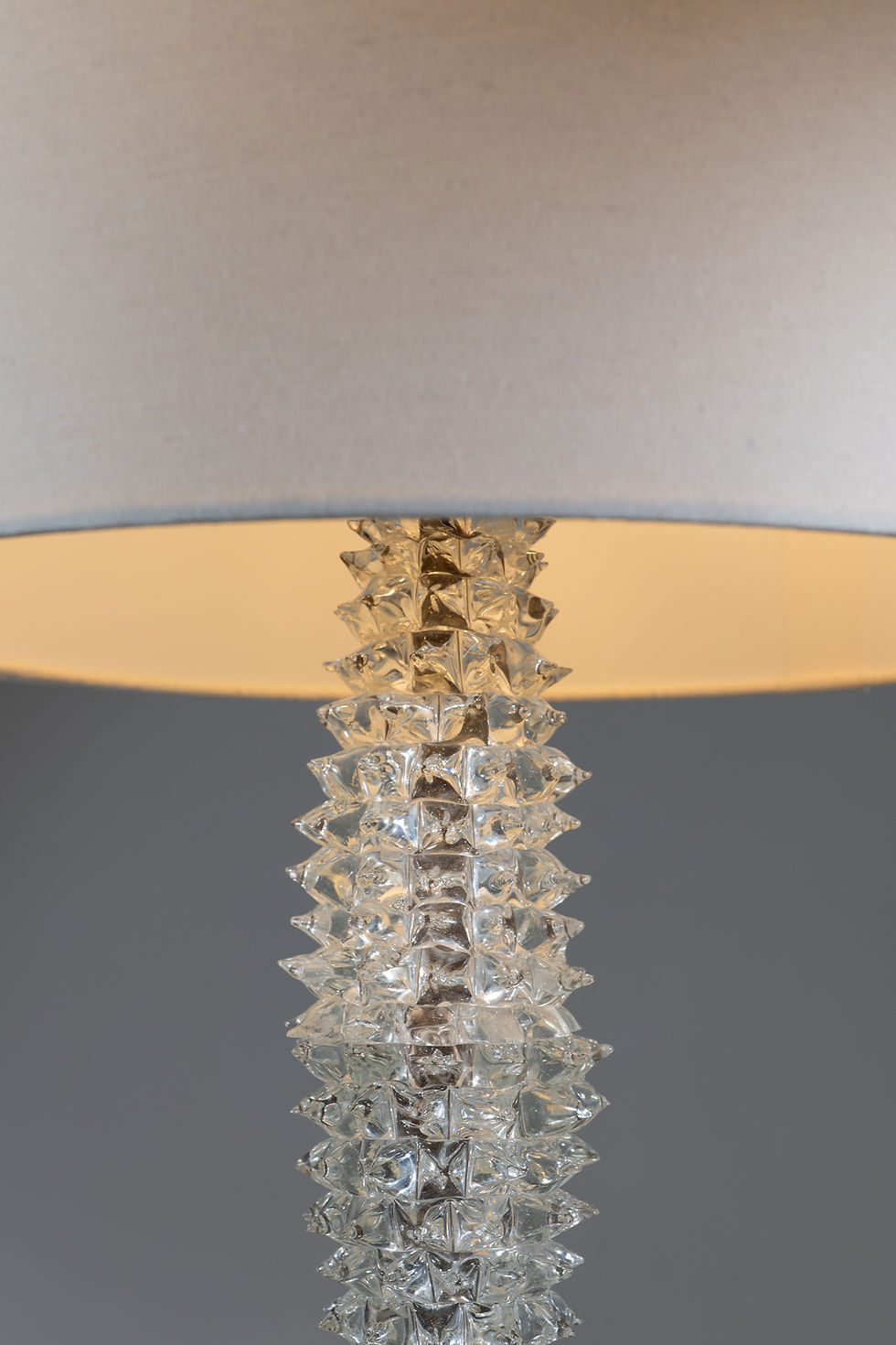 Thumbnail: Murano Glass Rostrato Barovier and Toso Floor Lamp 1940s