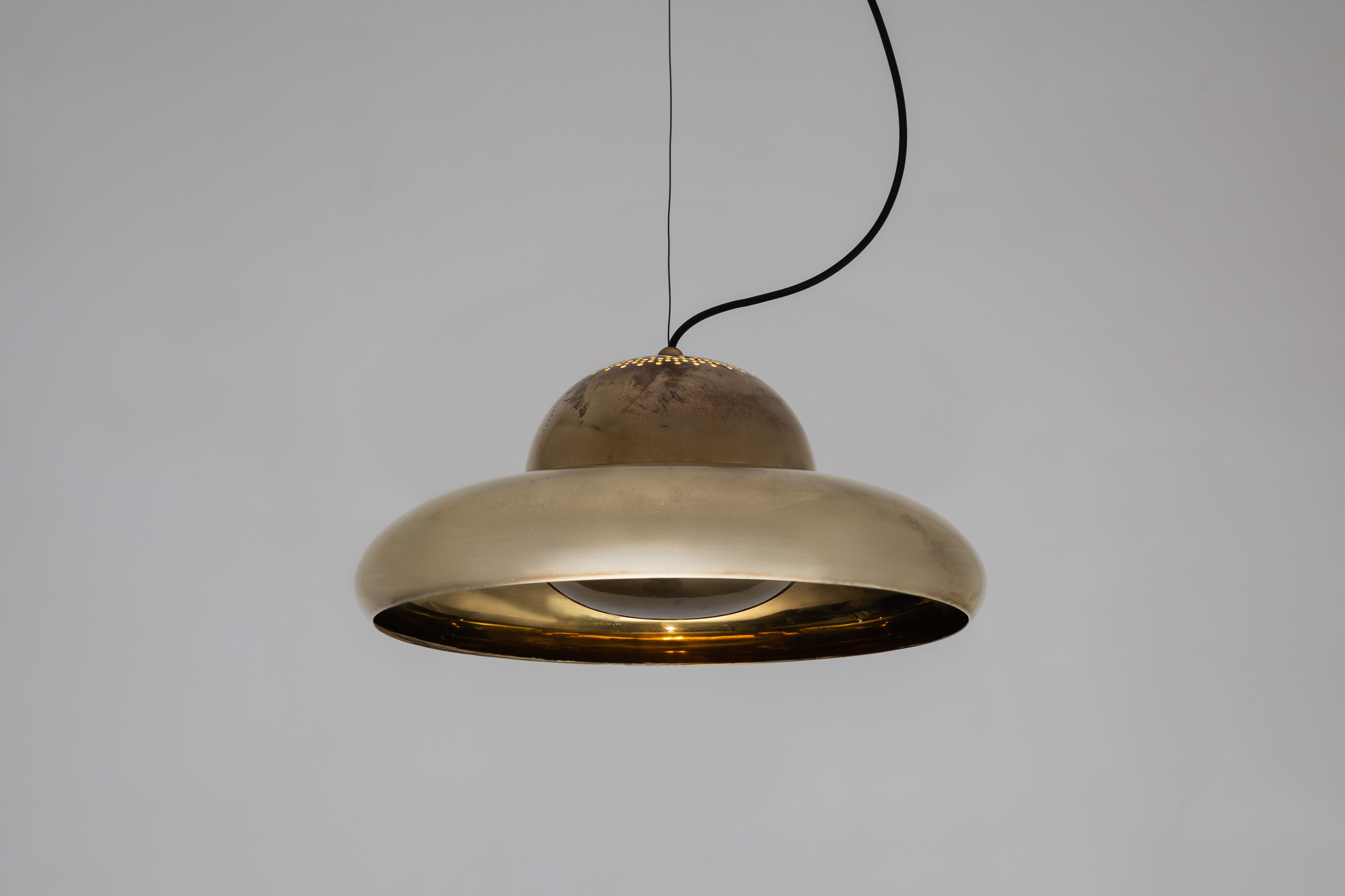Brass Fior di Loto Pendant Lamp by Afra & Tobia Scarpa for Flos 1960s