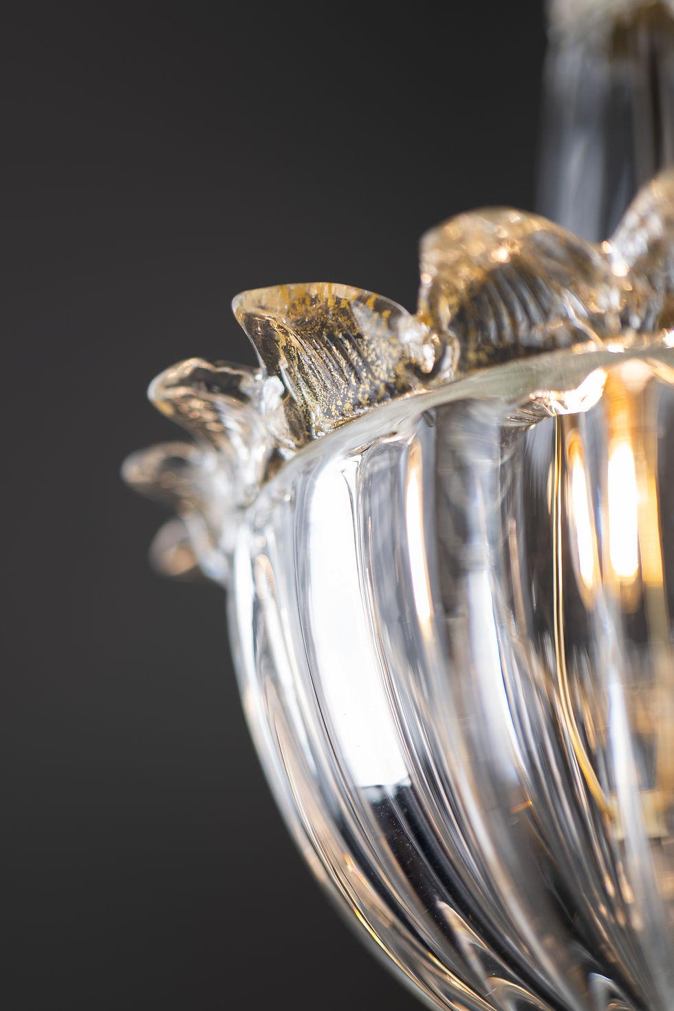 Thumbnail: Art Deco Murano Glass Barovier and Toso Fanali Veneziani Lantern 1980s