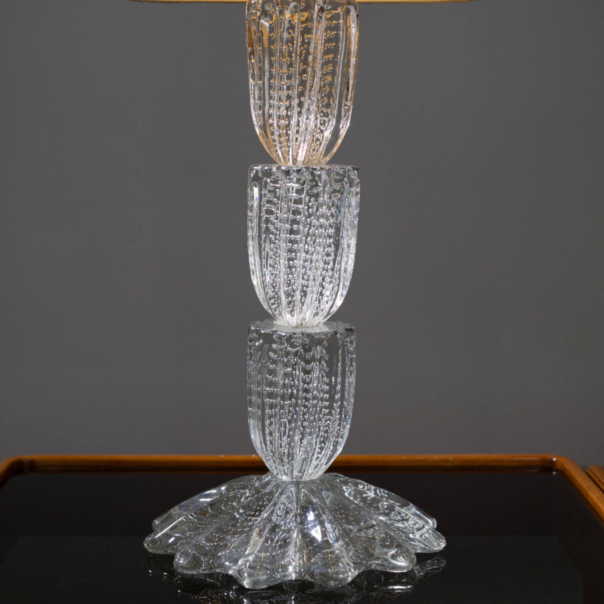 ArtDeco Murano Glass Barovier and Toso Table Lamp 1940s