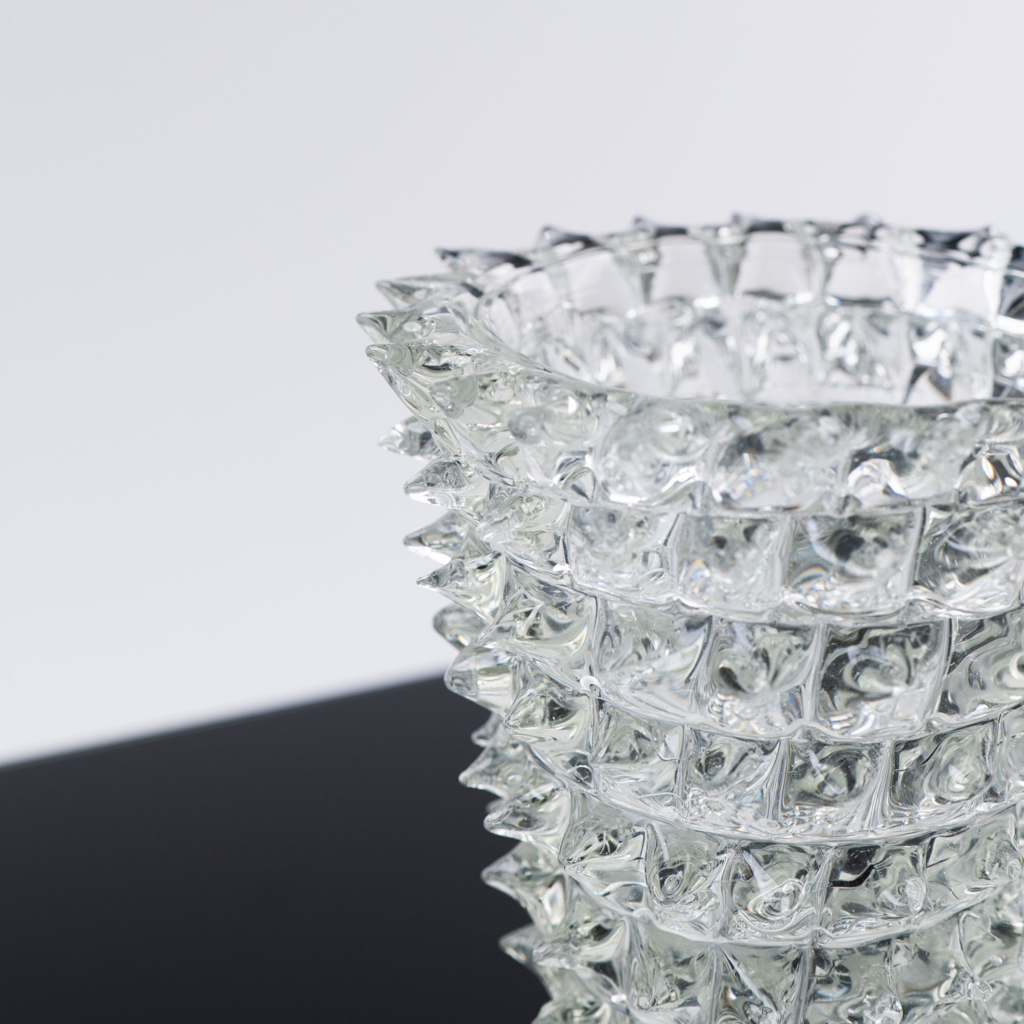 Rostrato Vase Barovier & Toso Murano Glass 1940s