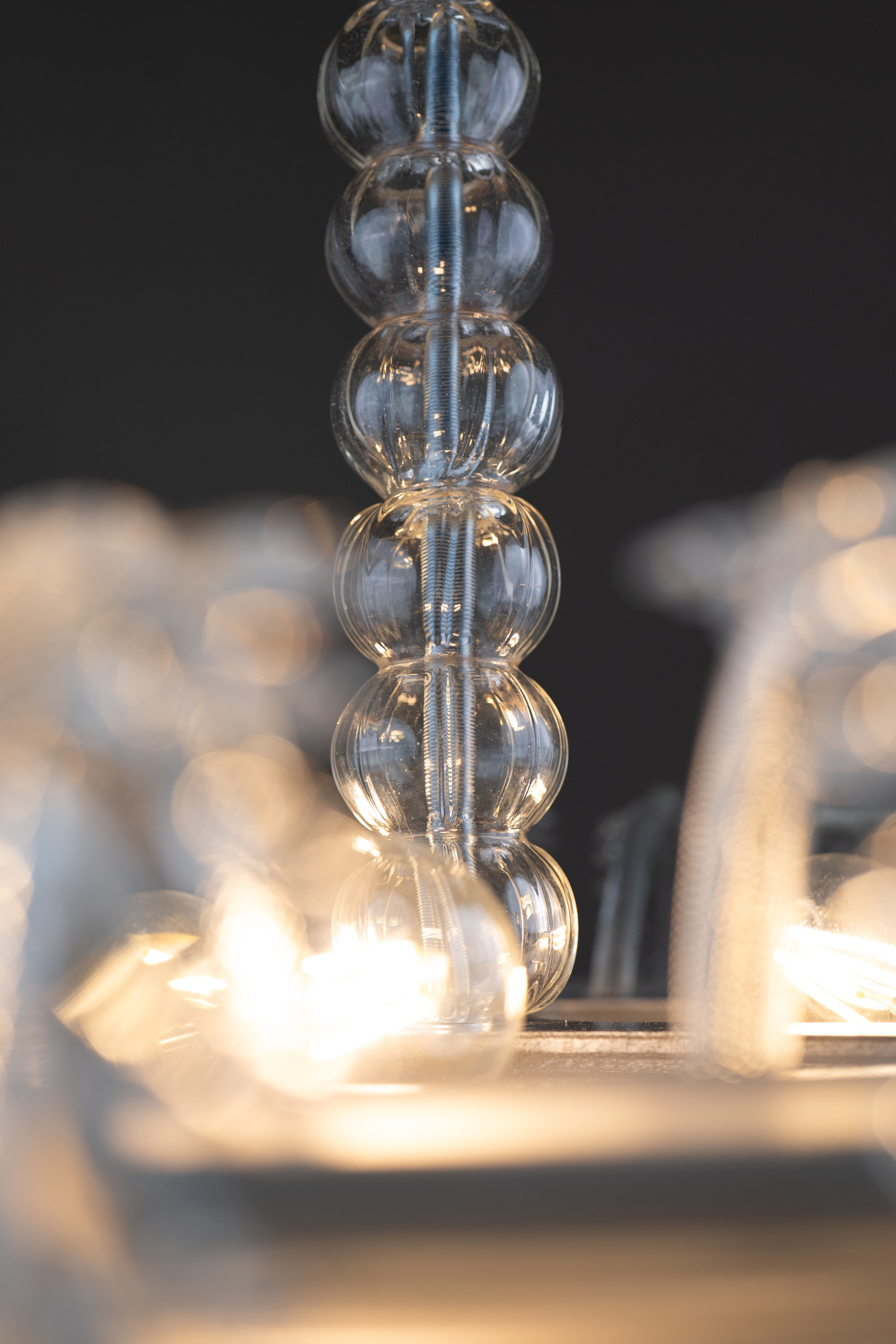Art Deco Murano Glass Large Lantern Seguso Vetri d’Arte Chandelier 1930s