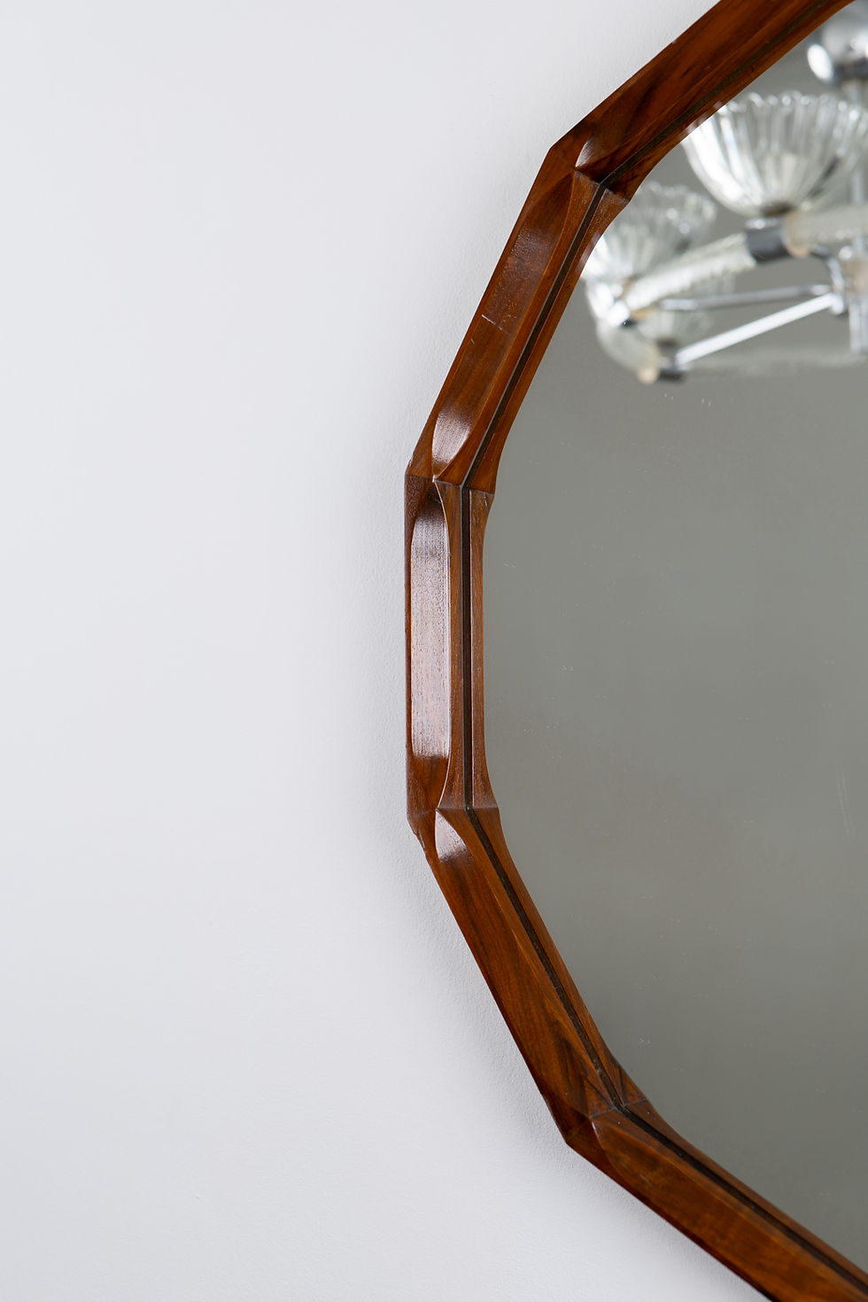 Thumbnail: Mid Century Dino Cavalli for Tredici Geometric Mirror 1960s