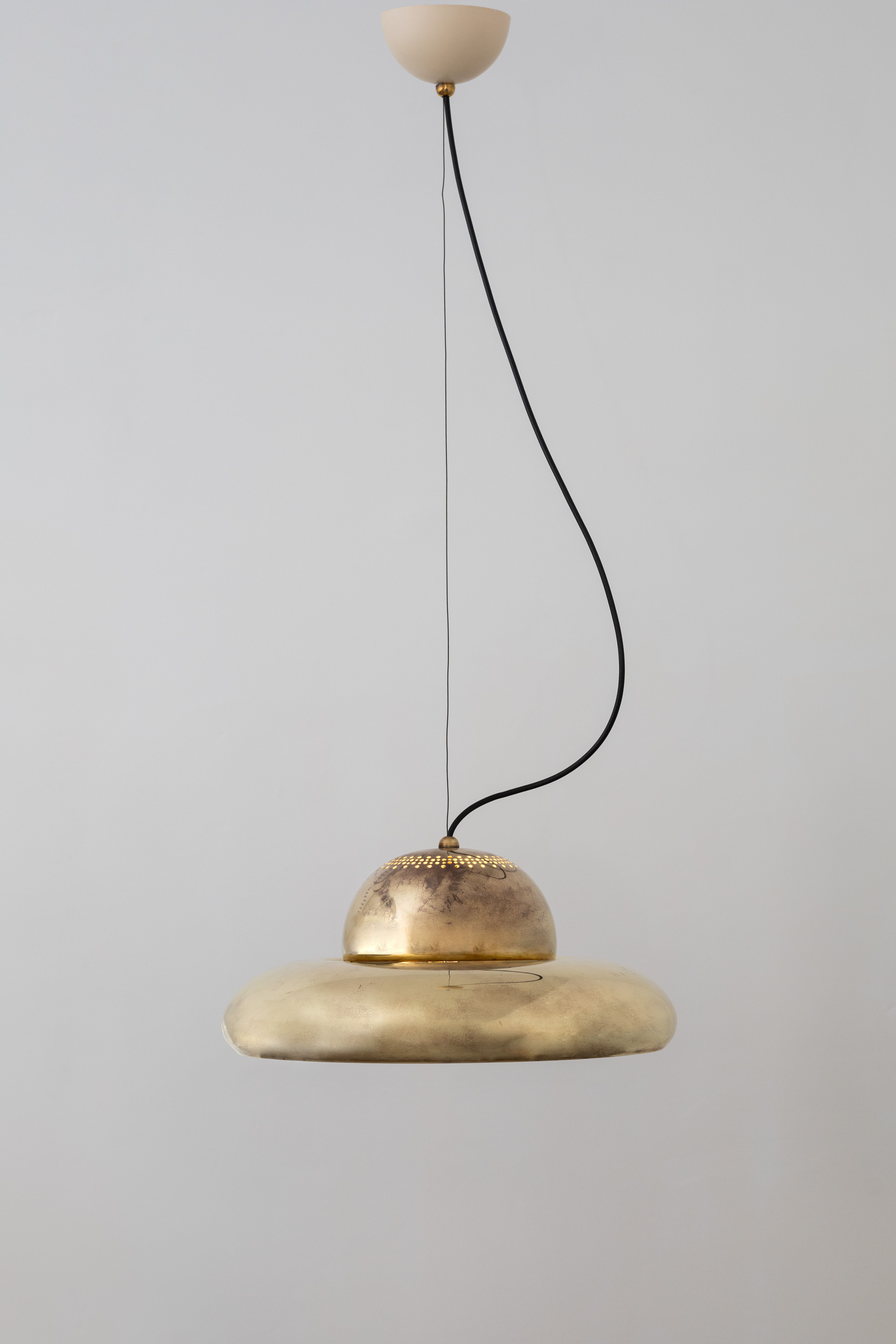 Brass Fior di Loto Pendant Lamp by Afra & Tobia Scarpa for Flos 1960s