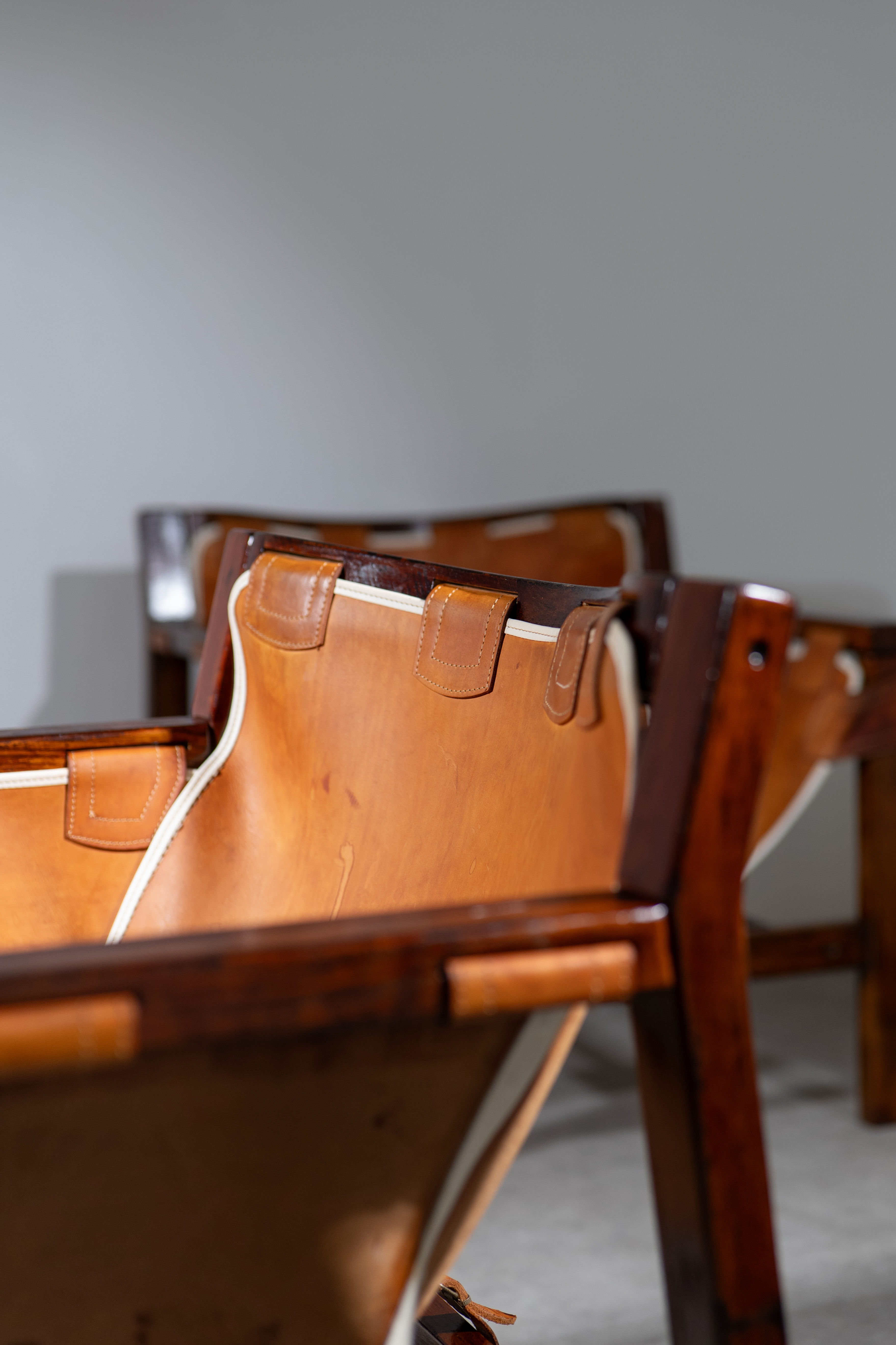 Pair of Lounge Chairs Safari by Carlo Hauner for Forma 1970s