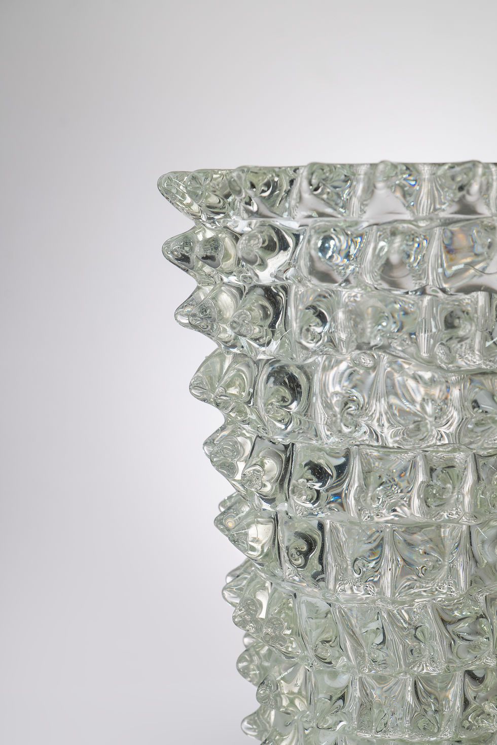 Thumbnail: Large Rostrato Vase Barovier & Toso Murano Glass 1940s