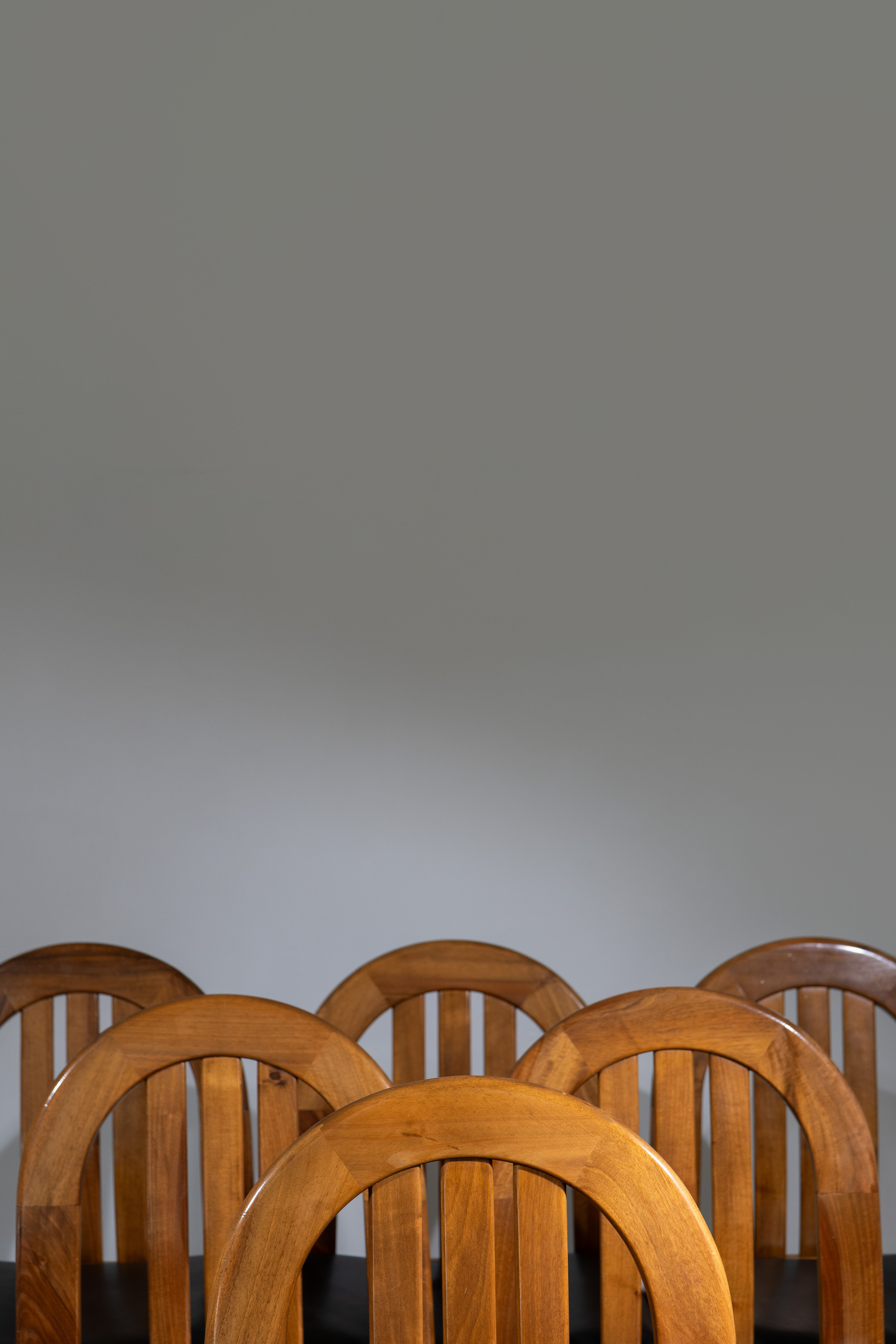 Set of 6 Dinning Chairs by Superstudio Sistemi Domenica series 1960s