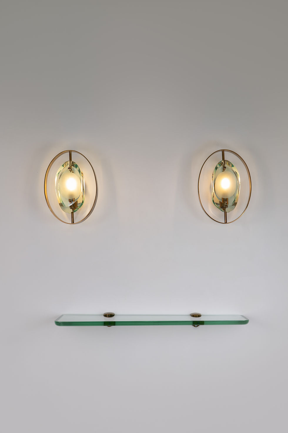 Thumbnail: Fontana Arte Cristal Glass Console 1950s