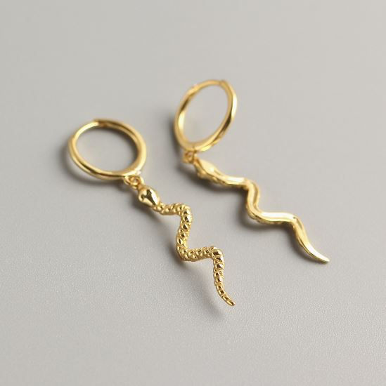Thumbnail: Snakebite · 925 Silver Earrings