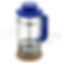 2 cup Tea Press Blue