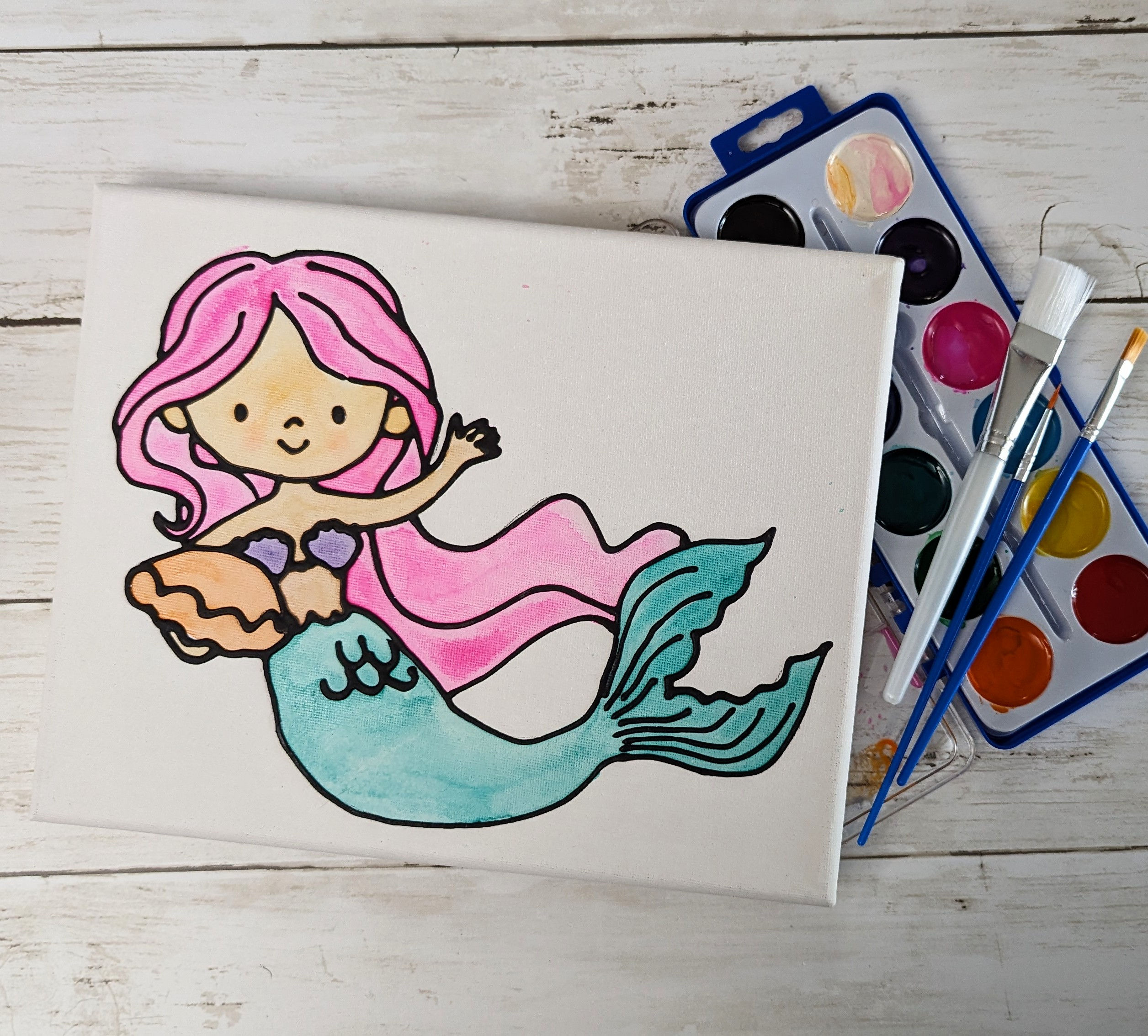 Maribel Mermaid Watercolor Kit 