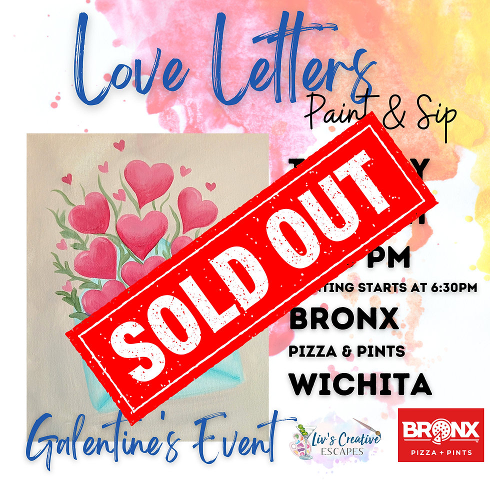 Galentine's Love Letters Paint and Sip