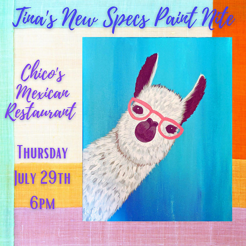 Tina's New Specs Paint Nite