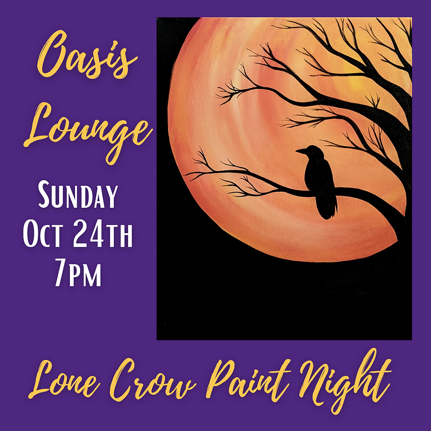 Lone Crow Paint Night