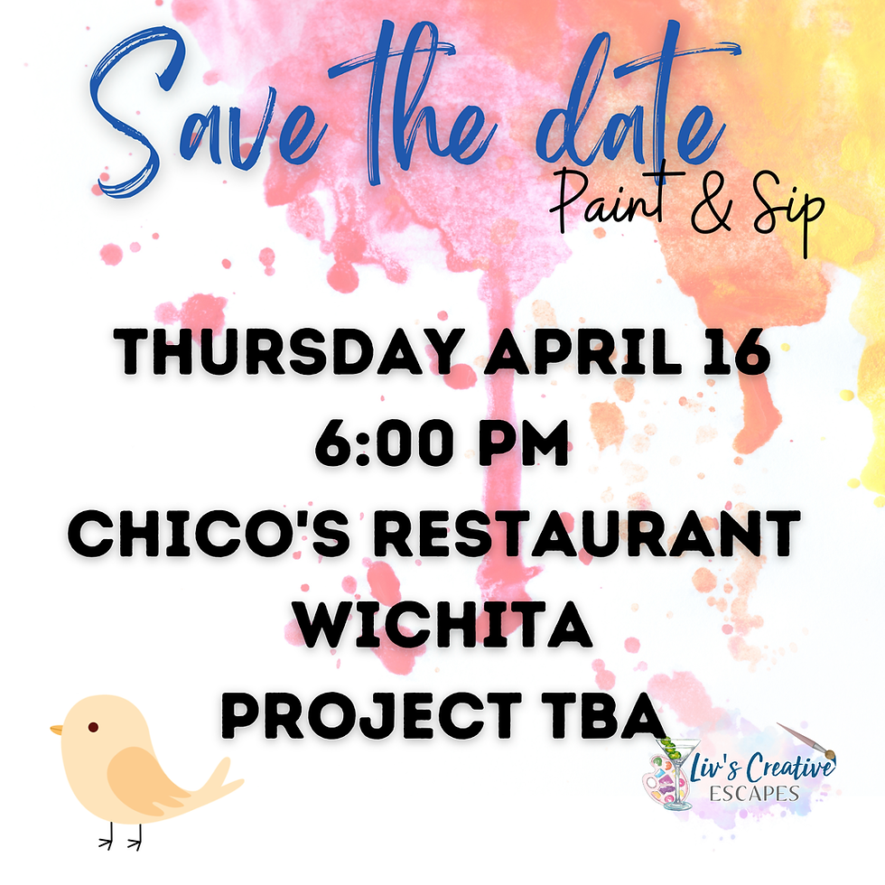 April 16th Paint and Sip