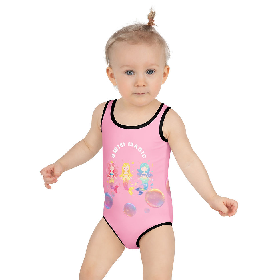 Thumbnail: All-Over Print Kids Swimsuit