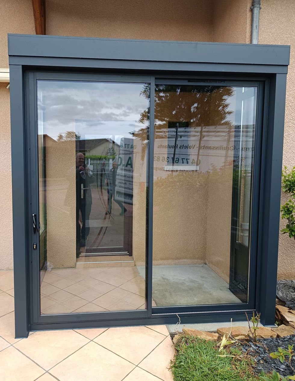 ✨ Nouvelle réalisation : véranda type sas d’entrée sur-mesure ✨