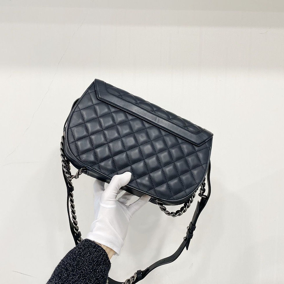 Thumbnail: CHANEL bag blkxshw calfskin