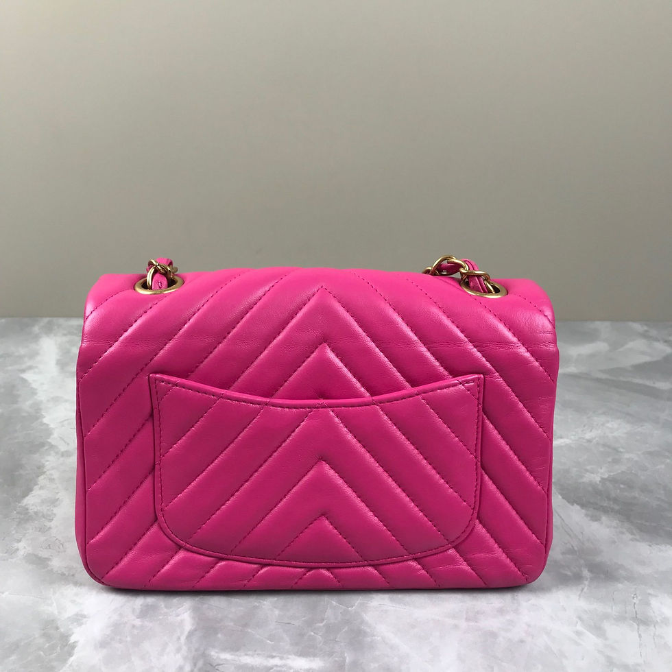 Thumbnail: CHANEL Rectangular Mini 20 Rose Red