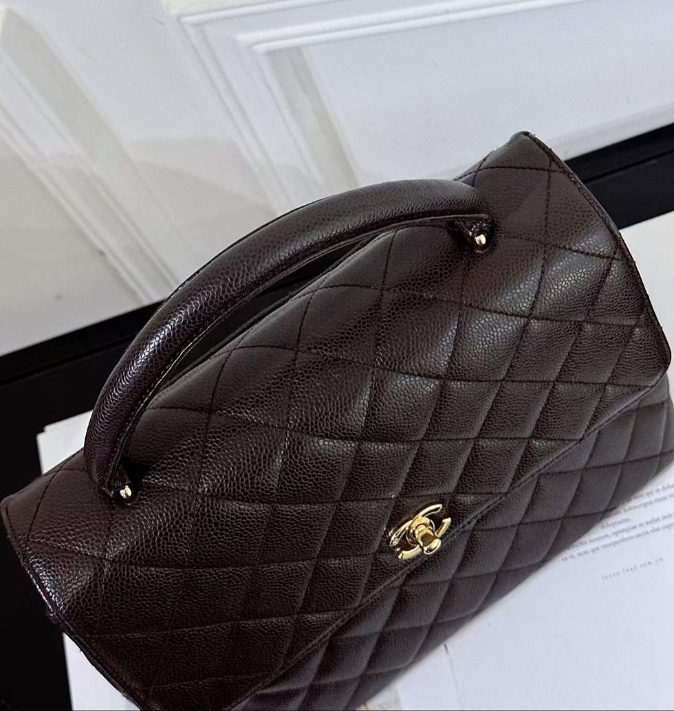 Thumbnail: Chanel vintage kelly handbag 深啡色