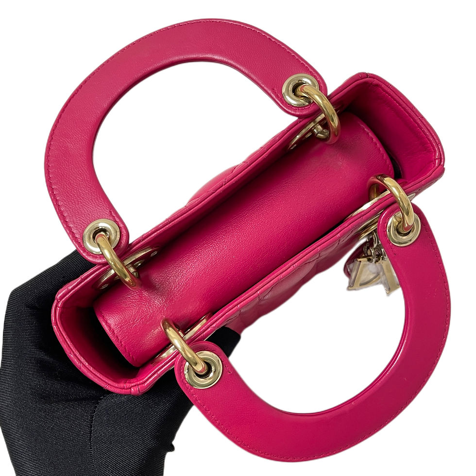 Thumbnail: DIOR Lady Dior Mini Bag Lambskin Rose Pink 