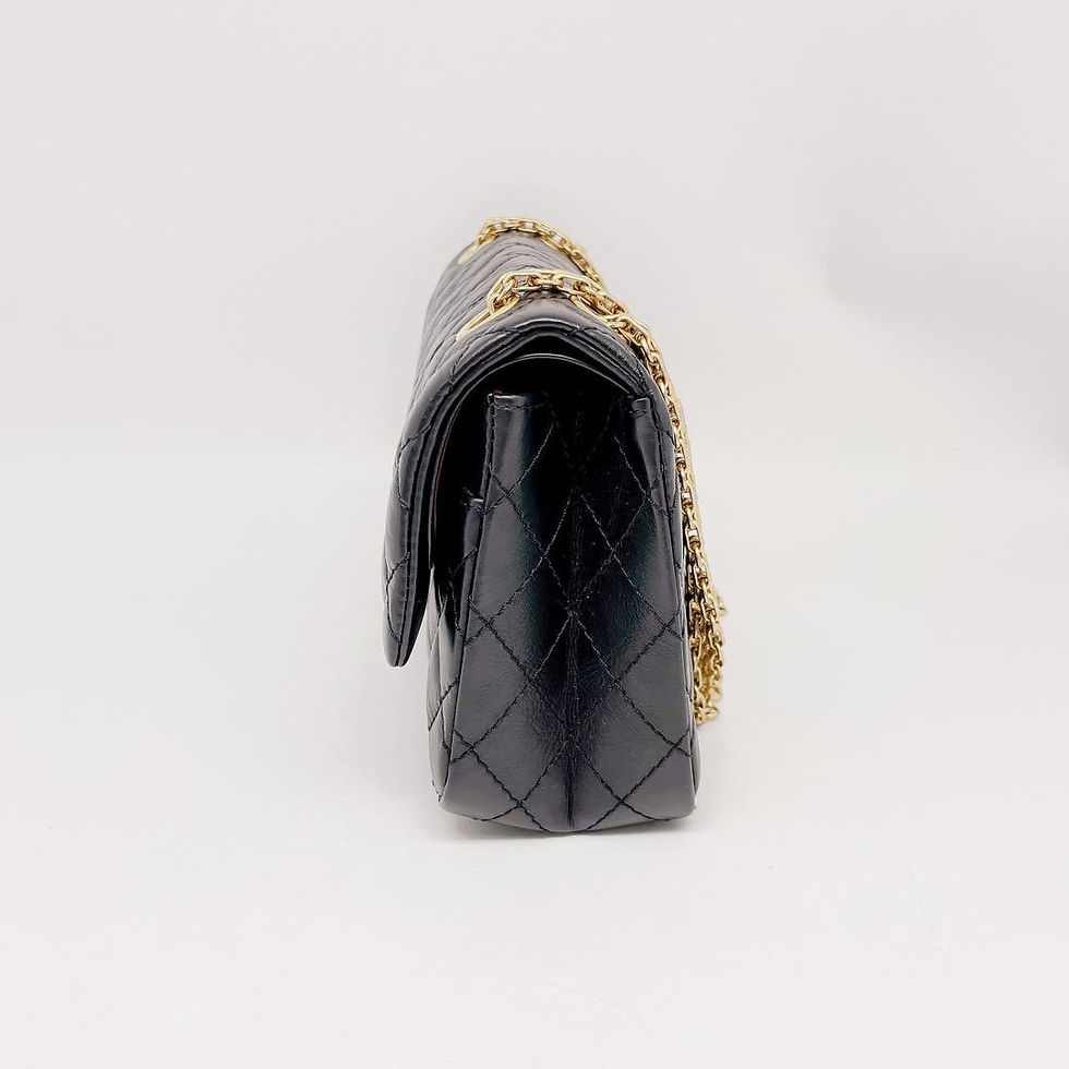 Thumbnail: Chanel Reissue 24cm size225 黑金