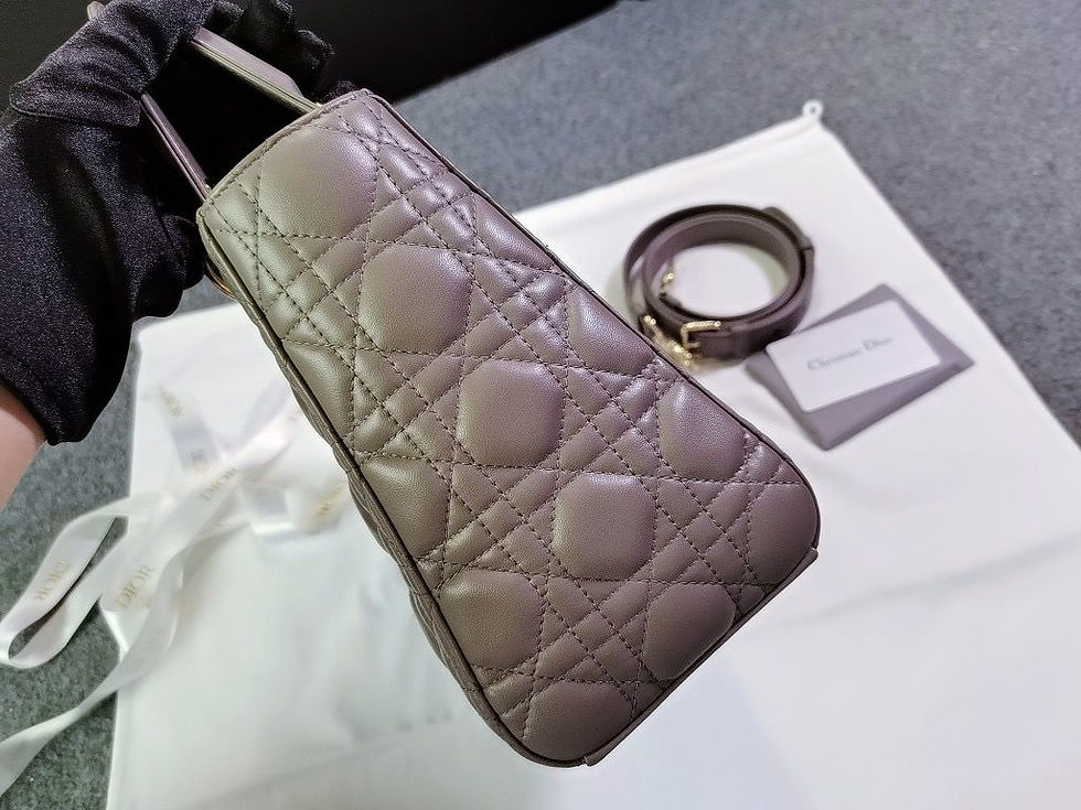 Thumbnail: DIOR Lady Dior medium grey 大象灰