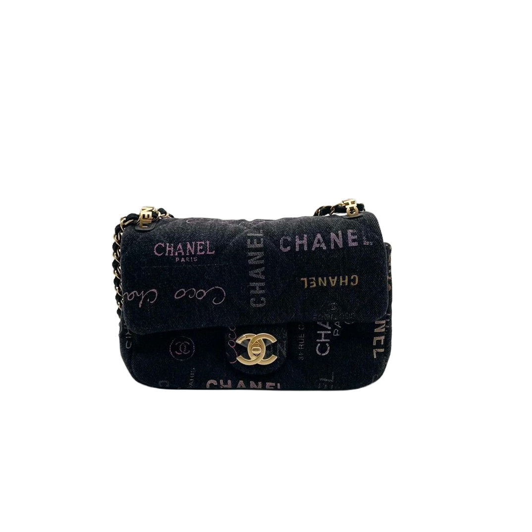 CHANEL Bag denim small 牛仔