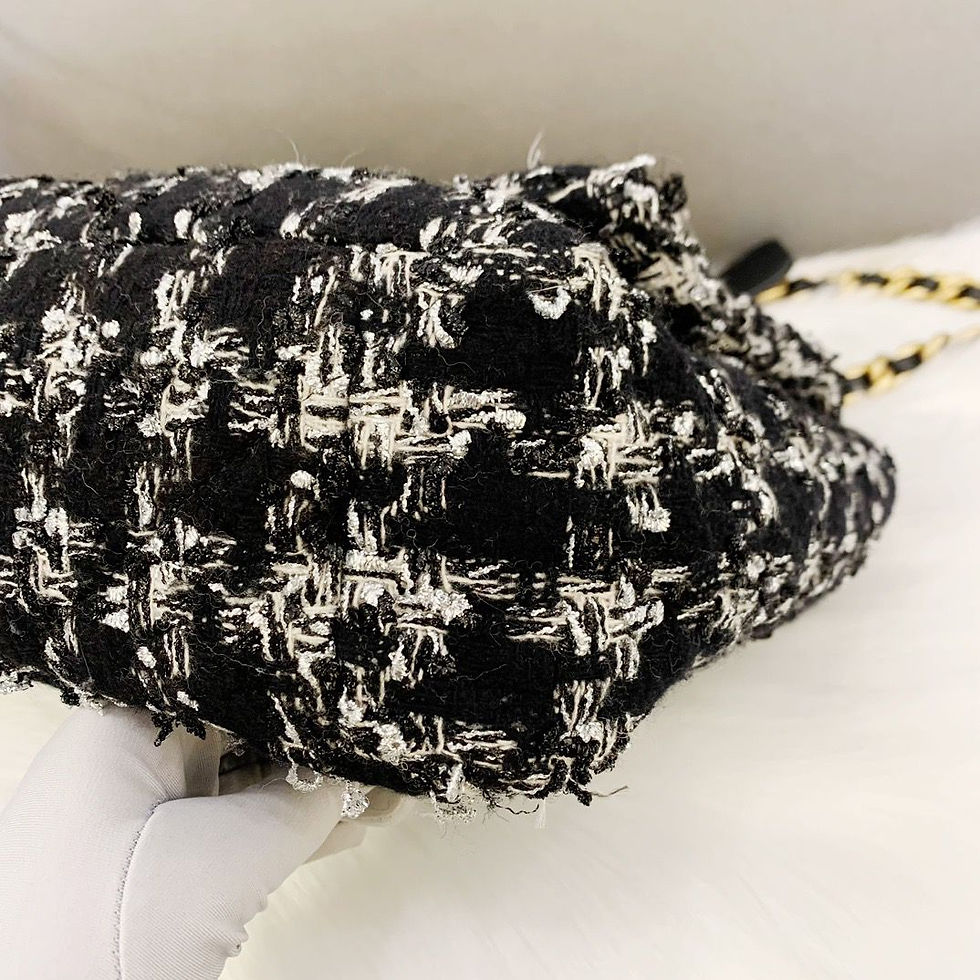 Thumbnail: Chanel 19 Maxi 36cm tweed