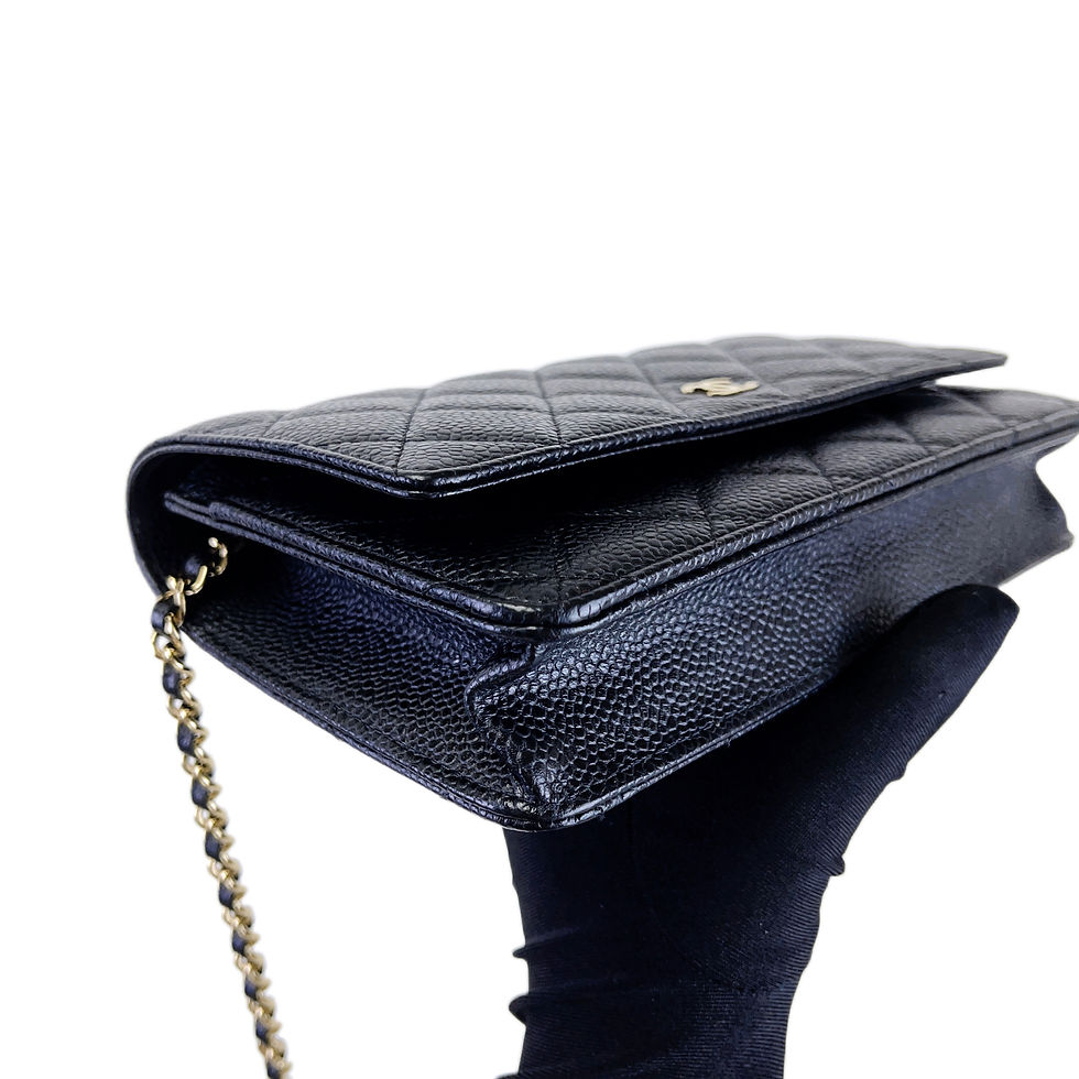 Thumbnail: CHANEL Wallet On Chain Caviar Black