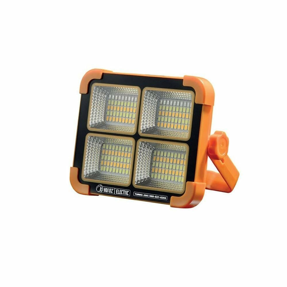 Küçük resim: Horoz Turbo-400 Turuncu Led Solar Projektör 400w