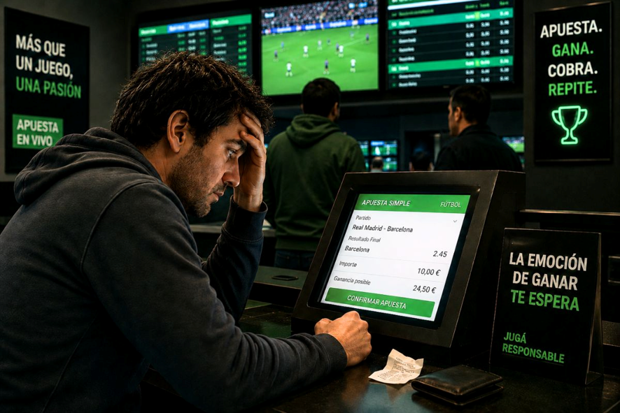 Un juez de Lleida perdona más de 42.000 € de deuda a un hombre que arruinó su vida apostando desde los 19 años.