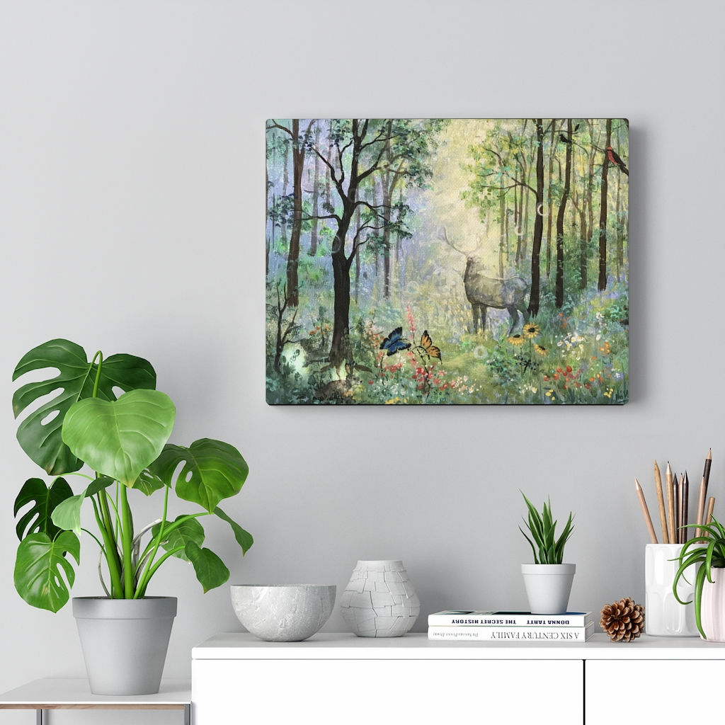 The Enchanted Forest - Fine Art Giclee Print, Canvas Gallery Wrap