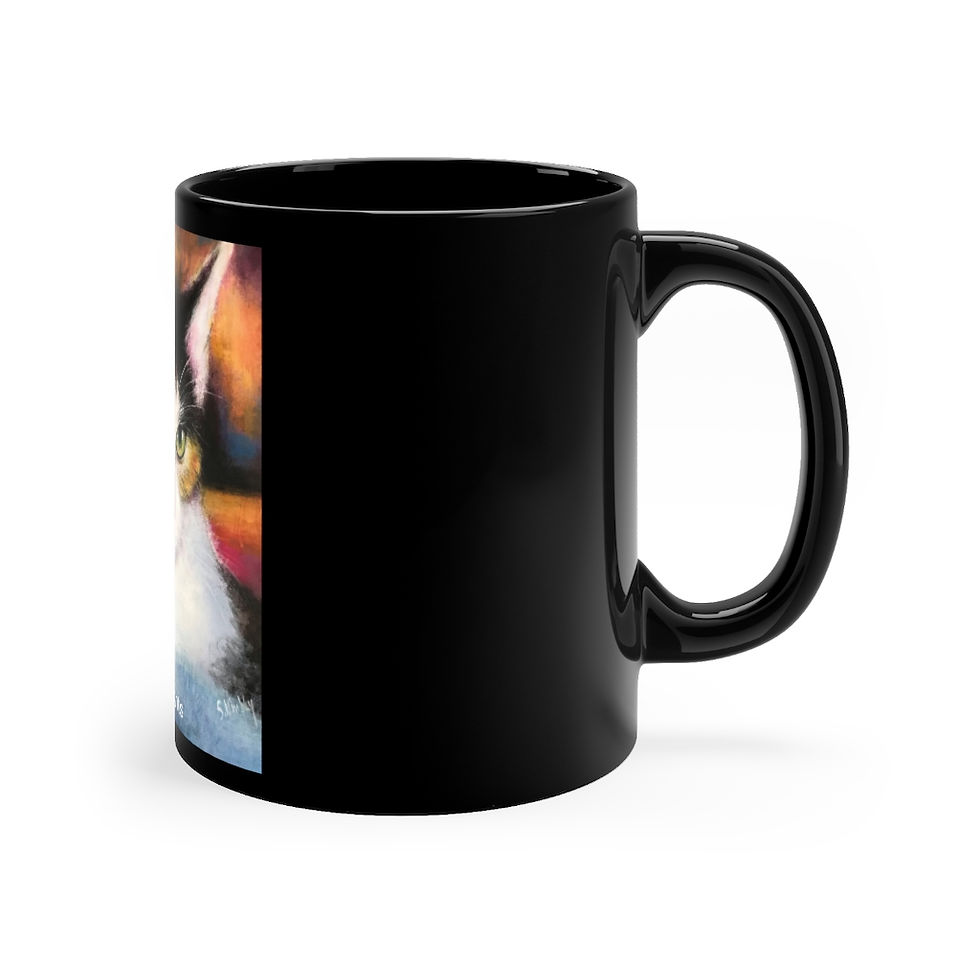 Thumbnail: Black mug 11oz