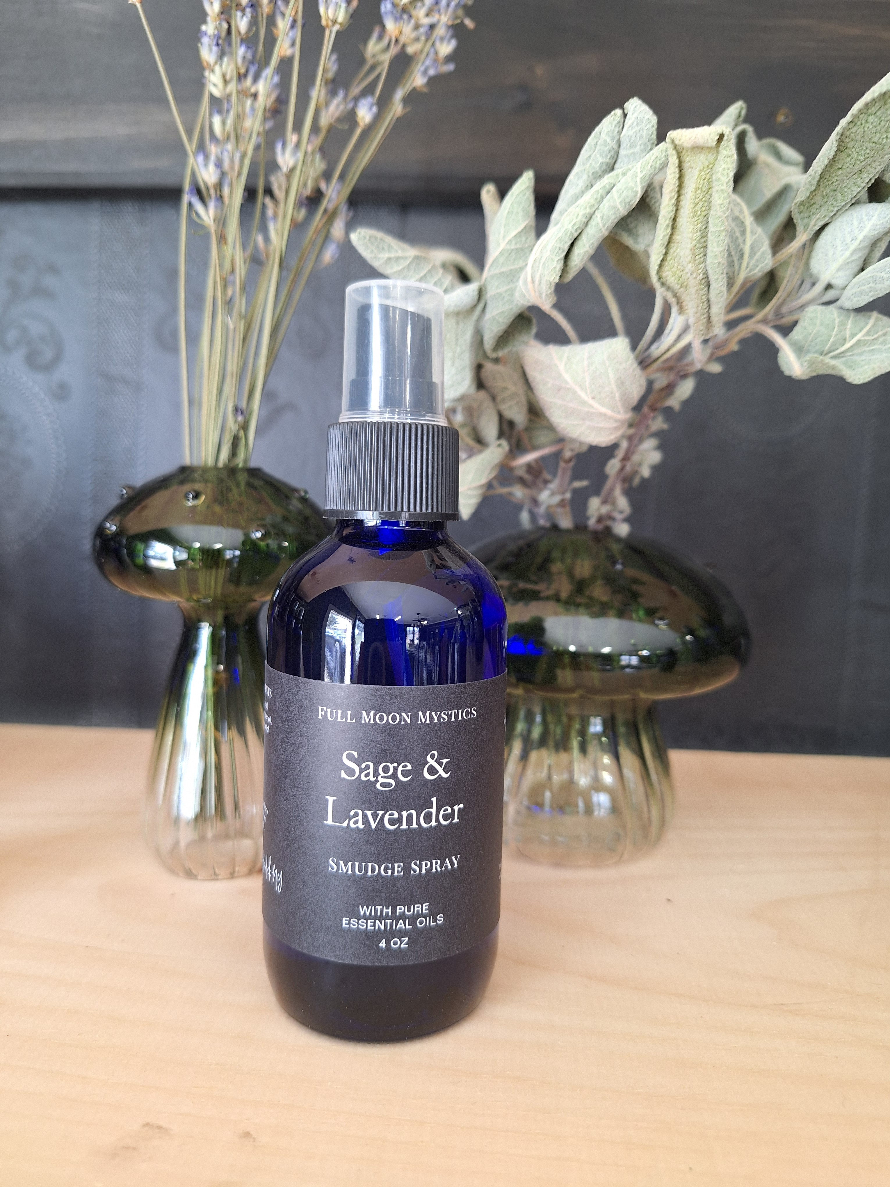 Smudge Spray- Sage and Lavender- 4oz