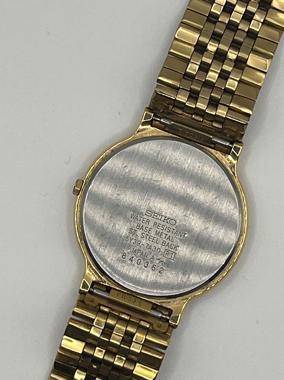 Thumbnail: Seiko Gold Quartz Watch 5Y39-7A70