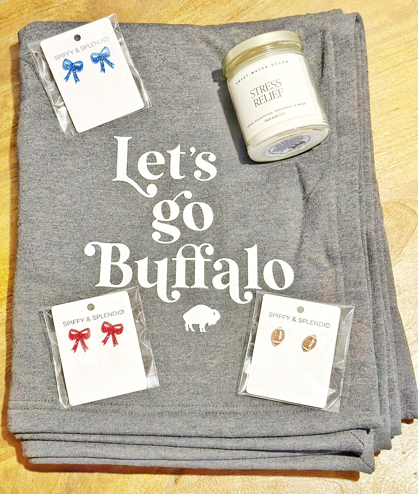 Buffalo Bills Blanket Gift Set