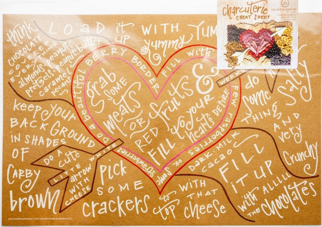 Valentines Day Charcuterie Template