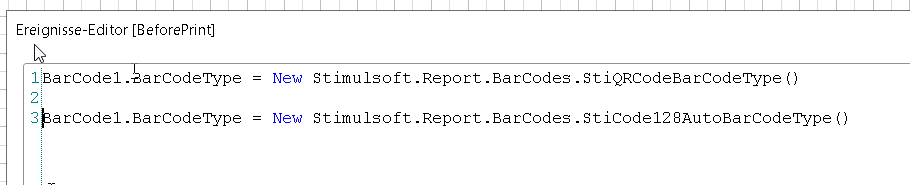 Grundsätzlich kann man in Ereignissen über die StimulSoft-API Controls verändern.