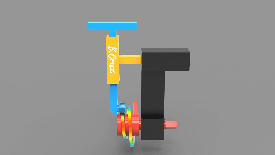 Tapered Helical Cam - Motion 2
