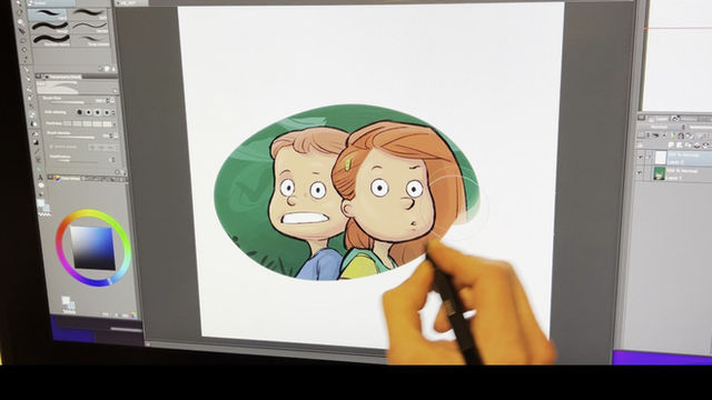 På loftet bor Humlespøkelset, en stor fjellhumle som elsker å skremme barna!