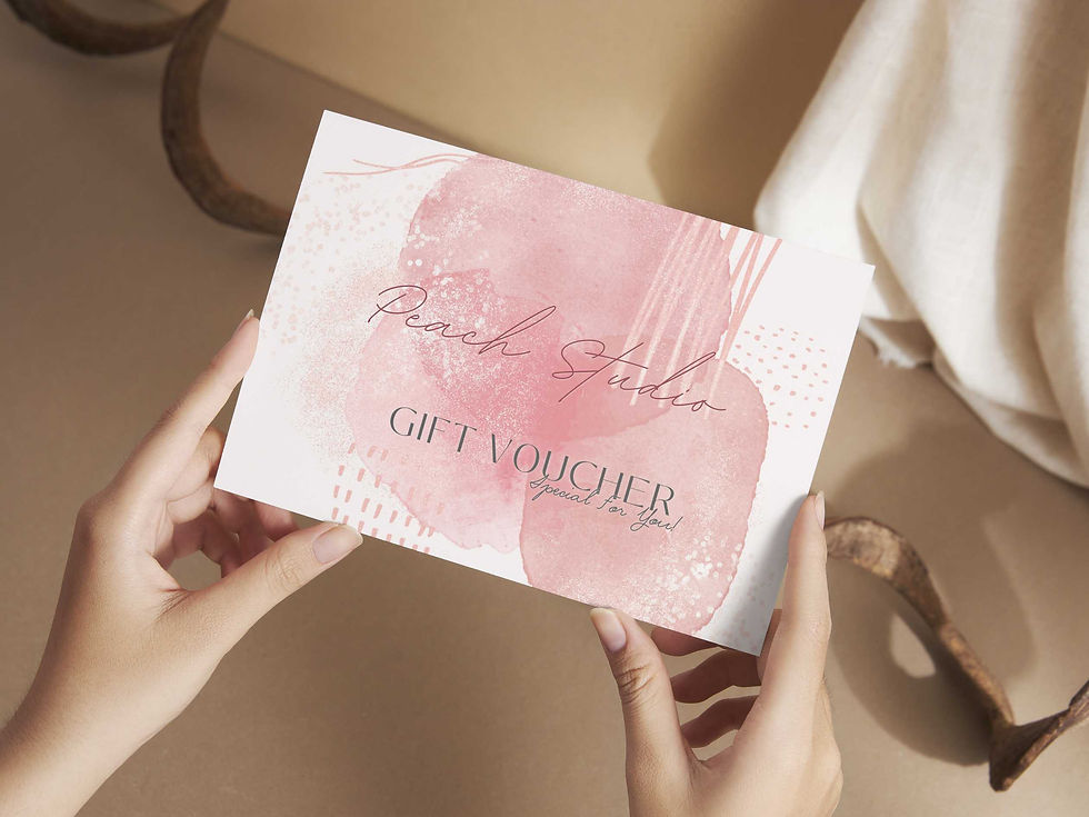 Thumbnail: Gift Vouchers Peach Explosion with Optional Envelope