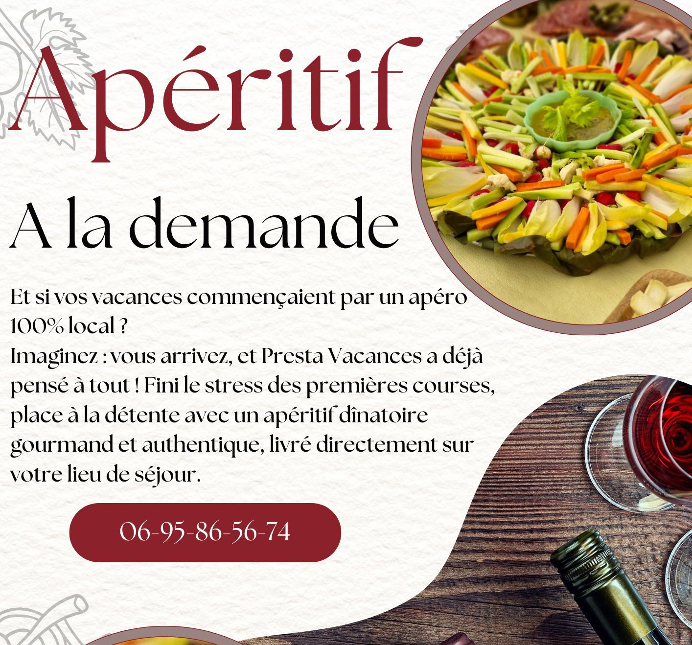 apéritif local a domicile