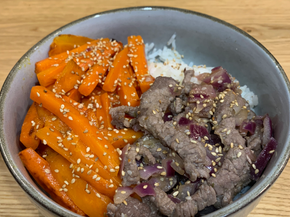 bœuf mariné carottes fondantes