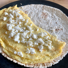 omelette, wrap & féta