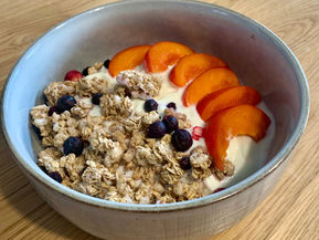 Muesli, fromage blanc & abricot